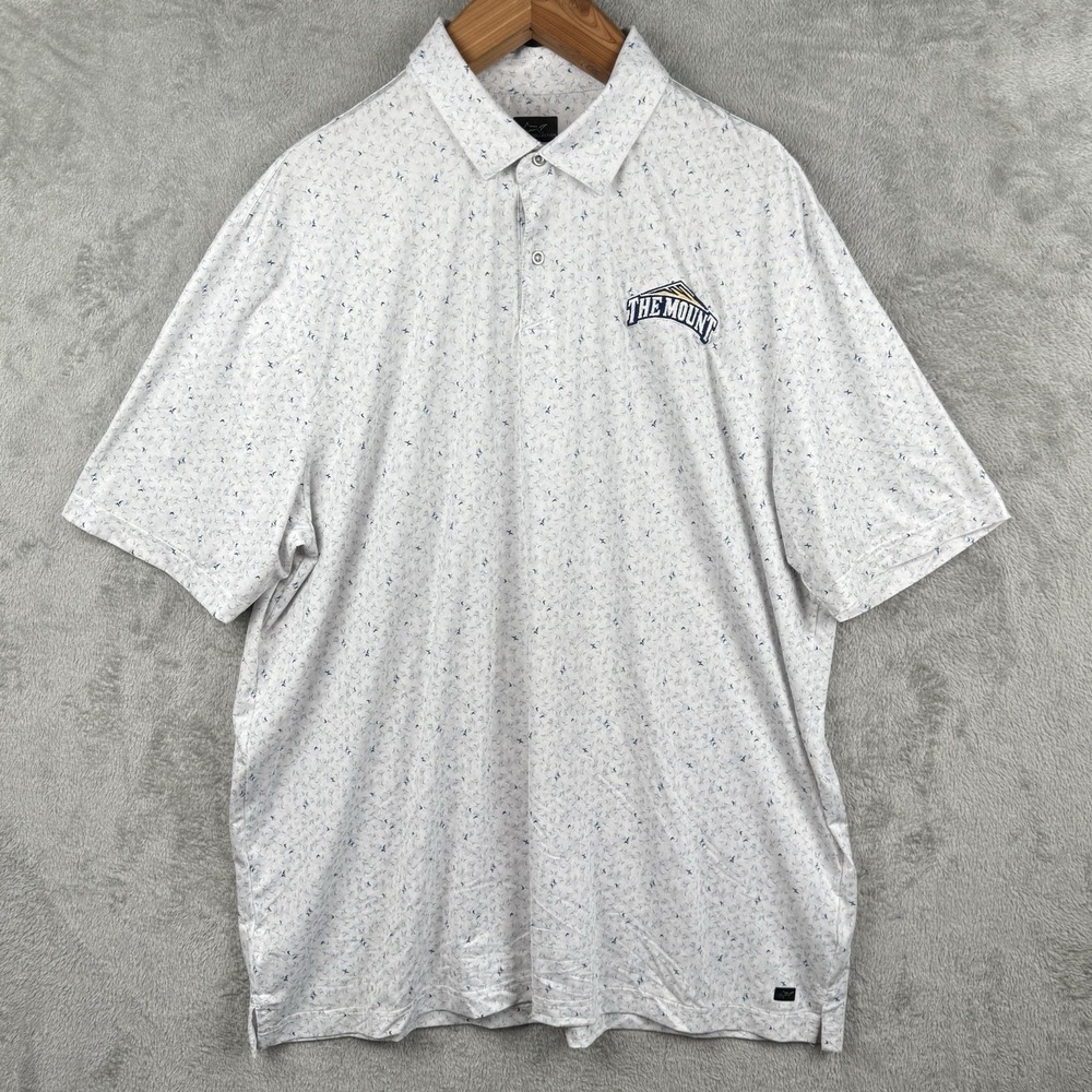 Greg Norman The Mount Polo Shirt Men 2XL St. Marys Mountaineers Performance Golf